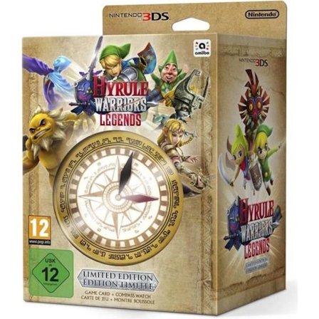 Hyrule Warriors Legends 3DS-spel + 1 kompassklocka