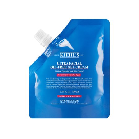 KIEHL'S Idratanti Refillable Ultra Facial Oil-Free Gel Cream 150ml - Gel viso idratante