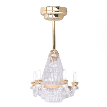 Dukkehus Lysestage Lampe 1:12 Skala Europæisk Stil Vintage Utsøgt Dekorativ Miniature Lysestage Lys til Dukkehus Tilbehør