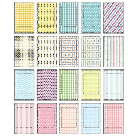 20-pack Polaroid film fotoklistermärken