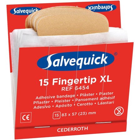 Salvequick 6454 Fingertoppsplåster 6x15st, Första hjälpen