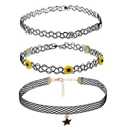 Lolita Choker Gotiska Benringar Goth Punk Strumpeband Bälte Lårring