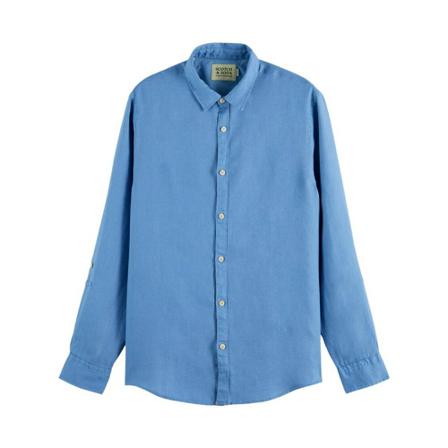 Scotch & Soda, Shirts Blauw, Heren, Maat:S