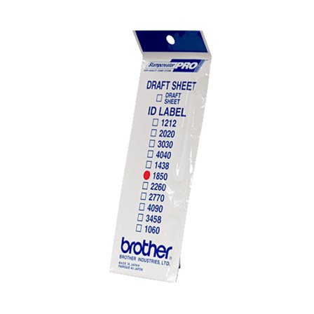Brother ID1850 - stempel-ID-etiketter - 12 etikett(er) - 18 x 50 mm