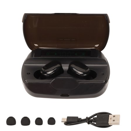 Benledning Sportheadset med öppen öra, svettsäkra Bluetooth-hörlurar med brusreducerande mikrofon för löpning