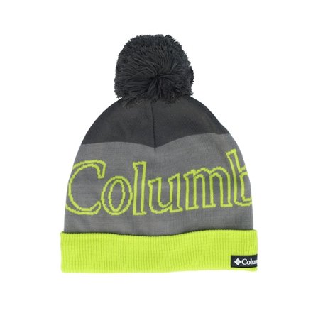 Columbia - Polar Powder Ii Beanie Shark/City Grey Pom Pom Grey Beanie - @ Hatstore