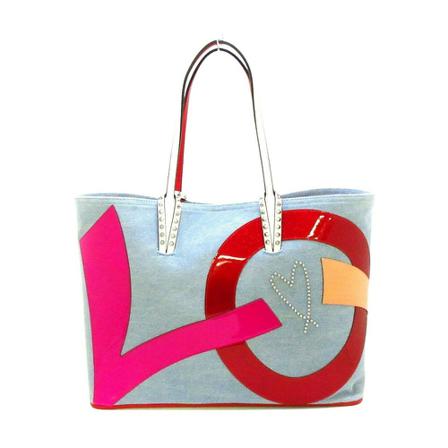 Christian Louboutin Pre-owned, Pre-owned Shoulder Bags Blauw, Dames, Maat:ONE Size