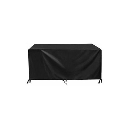 Hagebordtrekk 150x90x75cm Svart 420D Vanntett Oxford Stoff Anti-UV Beskyttelse Hagebordtrekk Beskyttende Trekk for Hagemøbler med