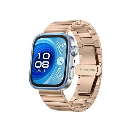 Kompatibel med Huawei FIT4 Pro Bambu Stålarmband, Huawei WATCH FIT4 Metallarmband - Elegant och Justerbart