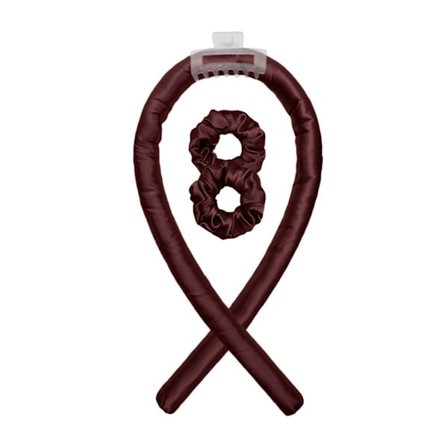 Lämpöä vailla oleva 100% silkkinen yökiharrinpakkaus - lämpövapaa kiharrus tikkuna luonnollisille laineille Red