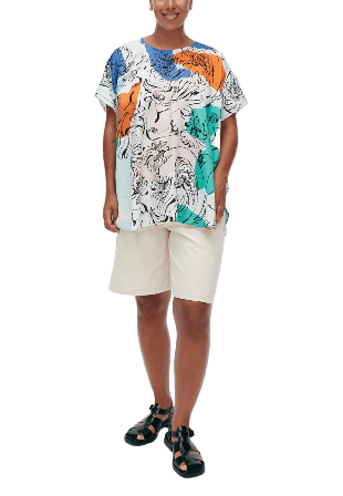 Marimekko Herkkä Blombom Shirt Skjortor Dam Blå 34