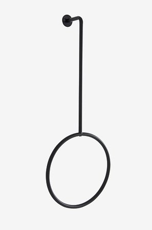 Jotex - Pyyheteline - Iso Black Mdf/ Metal Black mdf/ metal - ALVIK - Osta Kylpyhuonetarvikkeet Jotex