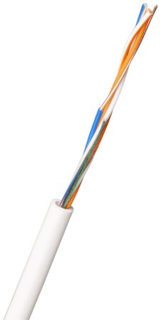 Nexans EQQXB Easy Telekabel 4 x 2 x 0,5 mm Rulle, 100 m, Stikkontakter & kabler