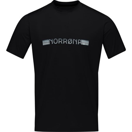 Norrøna Men's Bitihorn Tech T-shirt Men Short sleeved fitness sweater Black XL