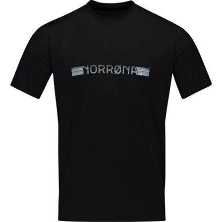 Norrøna Men's Bitihorn Tech T-shirt Men Short sleeved fitness sweater Black L
