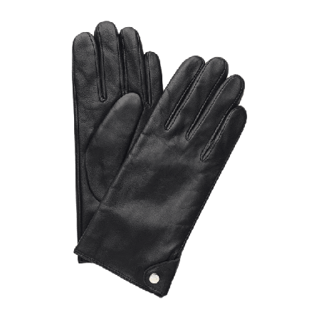 Å WOMAN Fårskinnshandskar med knapp EMELIE Vantar & handskar Dam Svart 7