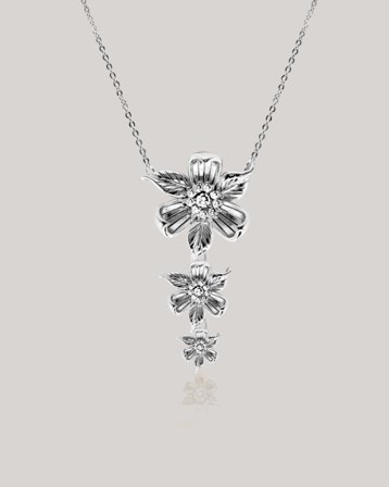IOAKU SAKURA NECKLACE Couleur argent Bijoux Fille - Kids Brand Store