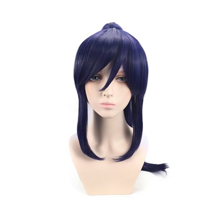 Tecknad Anime Lång Peruk Faux Hair Cosplay Festrekvisita Charmiga Hairpiece Presents - Lila