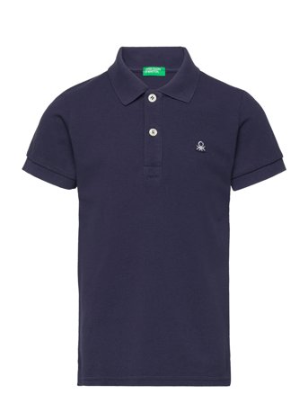 United Colors of Benetton H/S Polo Shirt - Navy - 82