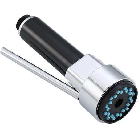 Kran Spray Huvud - Köksblandare blandare utdragbar dusch polerad krom endast för G 1/2 hangänga anslutningstillbehör 5*5*13.7 cm_yu