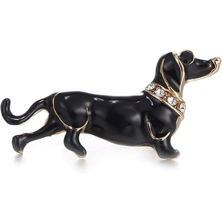 Vit Svart Tax Brosch Nål Rhinestone Tax Lapel Nål för Kläder Scarves Väskor