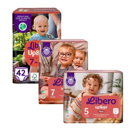 LIBERO Blöja Up&Go 4 S1s 7-10kg 33/fp - Lyreco - Sjukvård och omsorg - Hygien - Barnblöjor