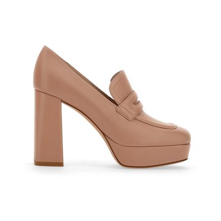 Gianvito Rossi Pumps Mocassin Pink, Dame, Størrelse: 38 1/2 EU