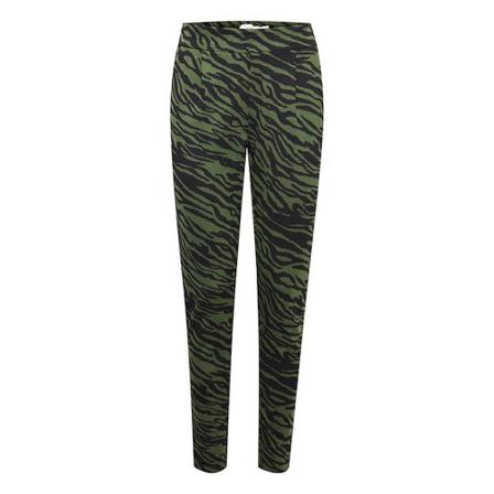 Ichi, Slim-fit Trousers Groen, Dames, Maat:S
