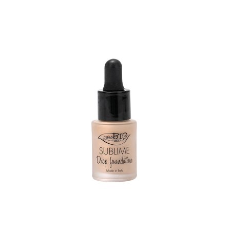 puroBIO Sublime Drop Foundation 01 - Fondotinta liquido