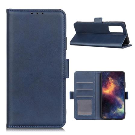 Samsung Galaxy A52 / A52s - Fodral Med Magnetisk Stängning - Blå Blue Blå