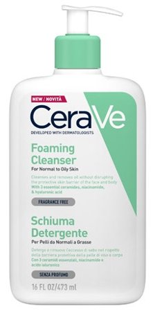 CeraVe Schiuma Detergente Viso Pelle Grassa Seboregolatrice 473