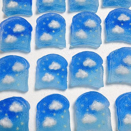 e Toast Toy Anti-stress Elastic Rebound Leksaker för vuxna barn