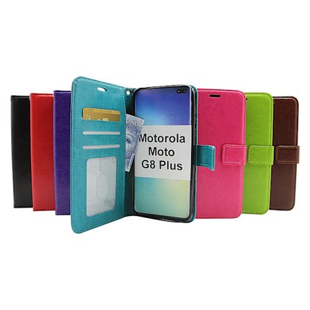 Crazy Horse Wallet Motorola Moto G8 Plus