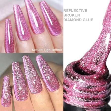 XEIJAYI Rosa Kattöga Gel Nagellack Keramisk Magnetisk Gel UV Semi-permanent Emaljer Lack Nagelmaterial För Professionella Gel