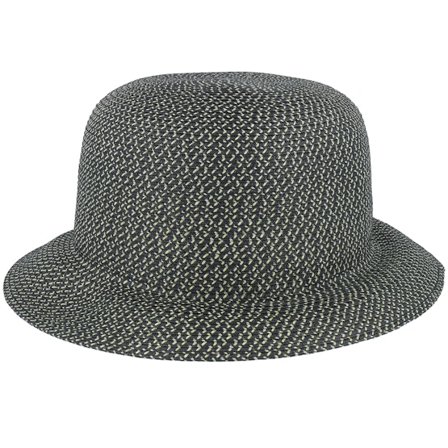 Seeberger - Negro bucket Sombrero - Papierborten Glocke Black Bucket @ Hatstore