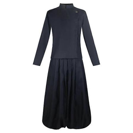 2024 Anime Jujutsu Kaisen Geto Suguru Cosplay Kostymer Voksen Menn High School Uniform Full Set Halloween Karneval Party Klær Navy Blue XXXL