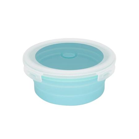 Bærbar Campingbolle, Bærbar Silikonbolle Sammenleggbar Bollekampings Silikon Campingbolle med Lokk for Reisecamping Fotturer, 500ML