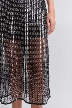 Malina - Solina midi skirt - M - Midnight Sequin