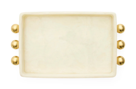 Jonathan Adler Fontana Brett White/Brass 59,5x30,5