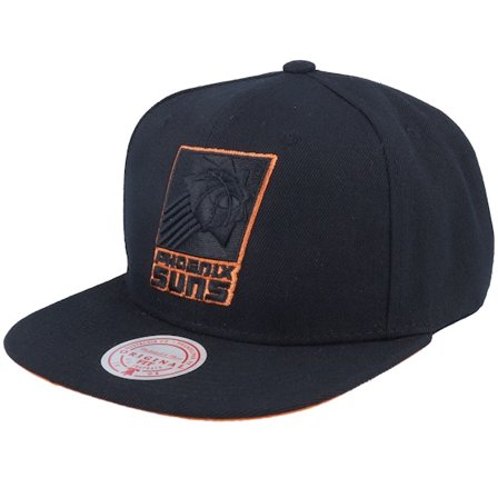 Mitchell & Ness - NBA Zwart snapback Cap - Phoenix Suns Bottoms Black Snapback @ Hatstore