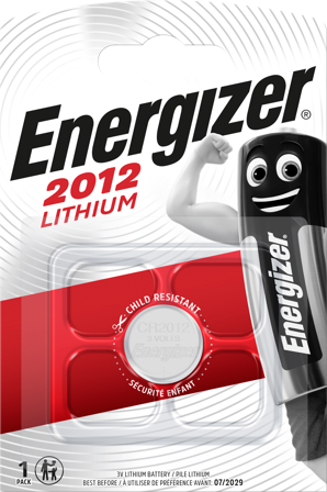 Energizer Lithium Knappcellebatteri CR2012, 3 V, Elfordeling & strømforsyning