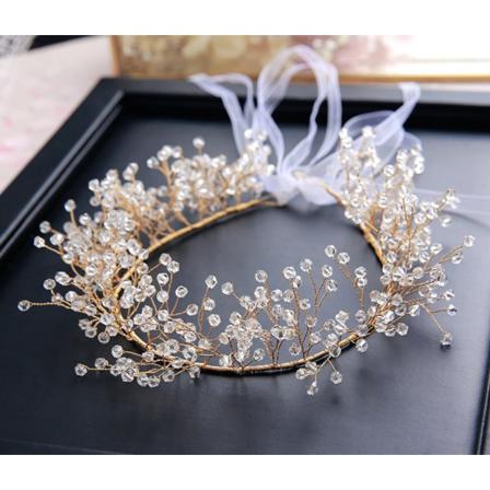 Bride's Gypsophila Huvudbonad (guld)