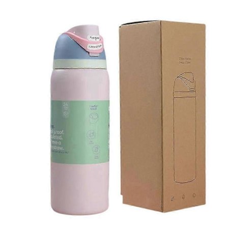 Owala FreeSip Isolerad Vattenflaska 32OZ Rostfritt Stål med Sugrör