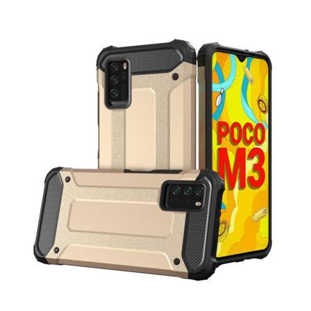 Hybrid Armor Skal Till Xiaomi Poco M3 - Guld