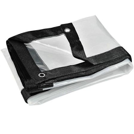 Vattentät presenning med öljetter, skyddspresenning, transparent tygpresenning, träpresenning, hopfällbar