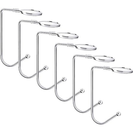 Sklisikker krok for jul, 6-pakning julestrømpekroker Ha