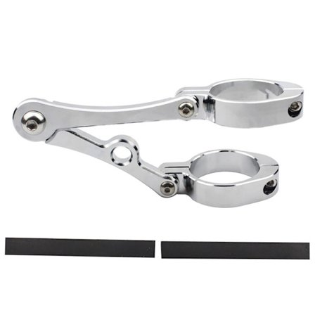 Motorcykel Strålkastare Fäste Montering Clamp Gaffel Tube Holde Black