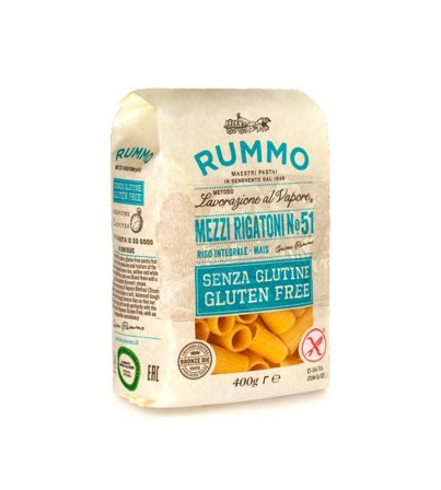 Rummo Mezzi Rigatoni Senza Glutine 400g - Pasta di Qualità