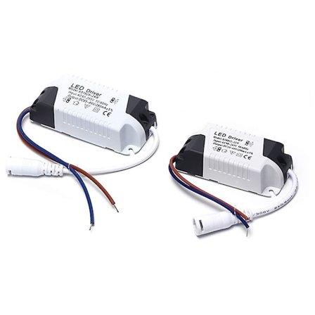 2x LED Driver, 18-24w Transformator For LED Taklampe, LED Panel Strømforsyning, DC-kontakt (18-24w)