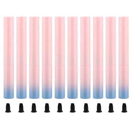 10 st Tom Mascara Flaskor med Fin Borsthuvud DIY Återfyllningsbar Behållare